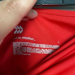 All in Motion Red Bike Shorts Size Large — Gently Loved